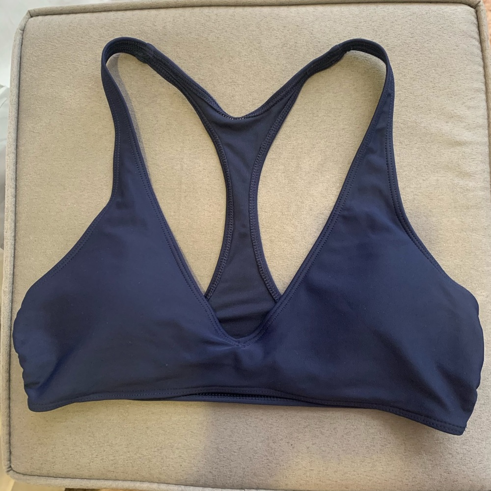 Navy Blue Aerie Swim Top